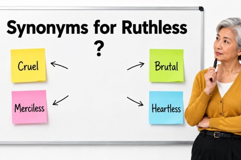 34+ Synonyms for Ruthless: Meanings, Uses & Word Choices