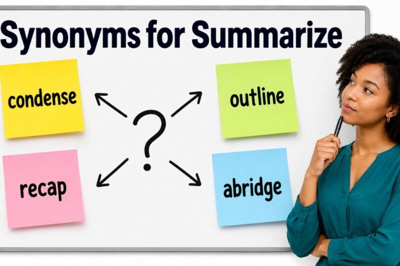 46+ Synonyms for Summarize: Usage, Context & Examples