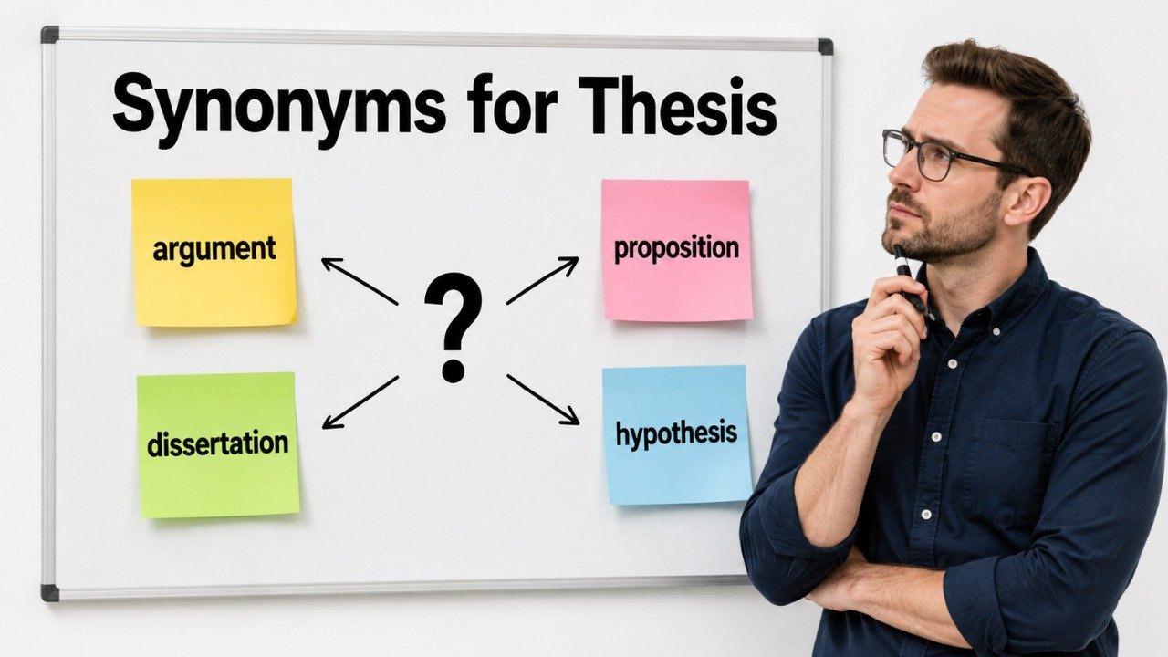 synonyms for thesis