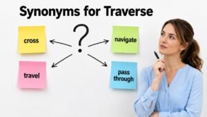 synonyms for traverse