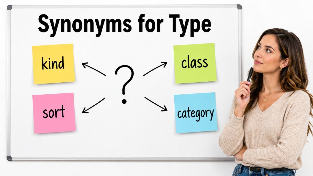 synonyms for type