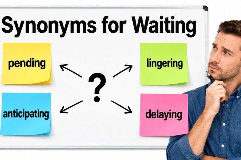 48+ Synonyms for Waiting: Meanings, Context & Clear Examples